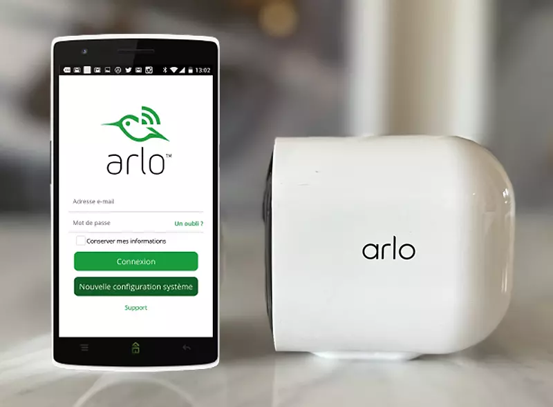 Arlo Sign-in process